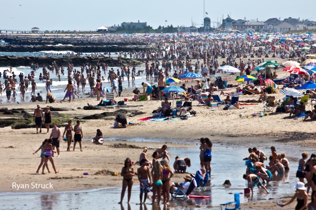 the jersey shore. new jersey photographer. 4th of july. fourth of july. crowded beach shot. how many people go to the beach. where is the jersey shore. where is the best beach in new jersey. nj photography.
