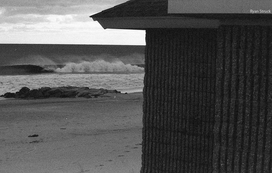black and white photography. film photographer. new jersey beaches. nj surf report. 35mm black and white. ilford 3200.