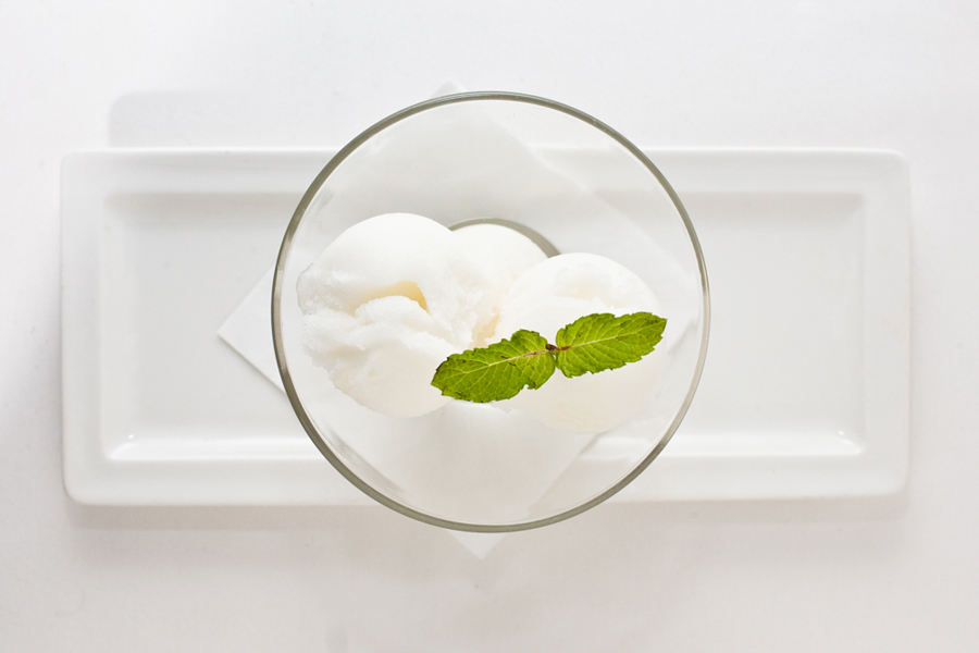 food photography. magazine photography. food photographer. il mulino 20th street. flatiron district. foodie. editorial photographer. new york city.  menu photos. dessert photos. lemon sorbet.